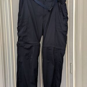 Outdoor Life Men's Navy Zip-Off Cargo Pants Sz 38